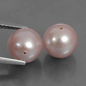 6,69 ct natürliche rosafarbener Perle-Edelsteine, Sphäre / Kugel, Lichtundurchlässig