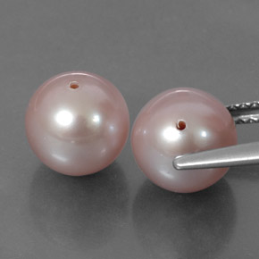 6,69 ct natürliche rosafarbener Perle-Edelsteine, Sphäre / Kugel, Lichtundurchlässig
