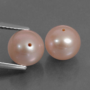 6,35 ct natürliche rosafarbener Perle-Edelsteine, Sphäre / Kugel, Lichtundurchlässig