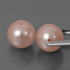 6,35 ct natürliche rosafarbener Perle-Edelsteine, Sphäre / Kugel, Lichtundurchlässig