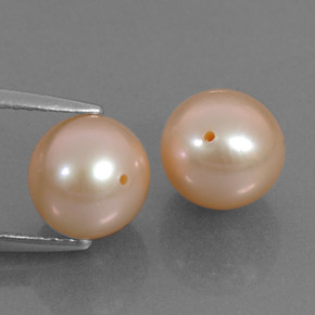 6,13 ct natürliche rosafarbener Perle-Edelsteine, Sphäre / Kugel, Lichtundurchlässig