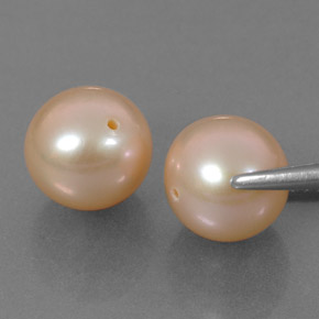 6,13 ct natürliche rosafarbener Perle-Edelsteine, Sphäre / Kugel, Lichtundurchlässig