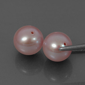 6,78 ct natürliche rosafarbener Perle-Edelsteine, Sphäre / Kugel, Lichtundurchlässig