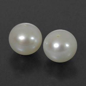  ct natürliche Creme Perle-Edelsteine, Kugel / Ball, Lichtundurchlässig