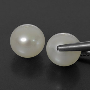  ct natürliche Creme Perle-Edelsteine, Kugel / Ball, Lichtundurchlässig