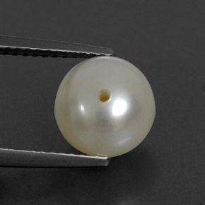 3,90 ctw natürlicher cream Perle, Sphäre / Kugel, Lichtundurchlässig
