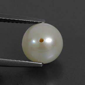3,75 ctw natürlicher cream Perle, Sphäre / Kugel, Lichtundurchlässig