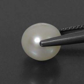 3,75 ctw natürlicher cream Perle, Sphäre / Kugel, Lichtundurchlässig