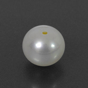 3,85 ctw natürlicher cream Perle, Sphäre / Kugel, Lichtundurchlässig