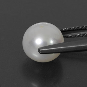 3,85 ctw natürlicher cream Perle, Sphäre / Kugel, Lichtundurchlässig