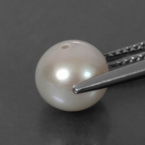 3,60 ctw natürlicher cream Perle, Sphäre / Kugel, Lichtundurchlässig