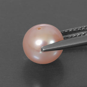 9,17 ctw natürlicher Pink Perle, Kugel / Ball, Lichtundurchlässig