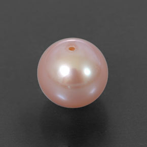 9,17 ctw natürlicher Pink Perle, Kugel / Ball, Lichtundurchlässig