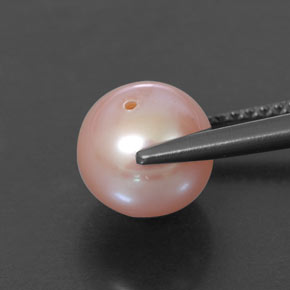 9,17 ctw natürlicher Pink Perle, Kugel / Ball, Lichtundurchlässig