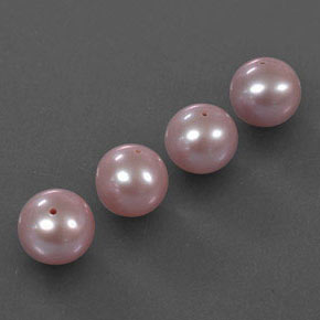 12,07 ct natürliche rosafarbener Perle-Edelsteine, Sphäre / Kugel, Lichtundurchlässig