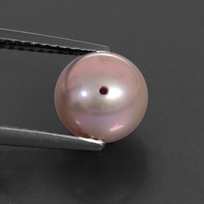 3,26 ctw natürlicher silver Perle, Sphäre / Kugel, Lichtundurchlässig