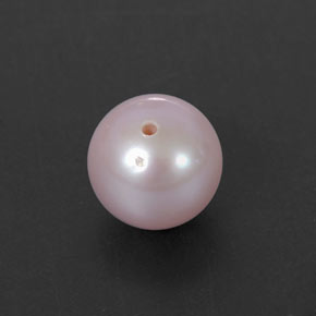9,17 ctw natürlicher silberrosa Perle, Kugel / Ball, Lichtundurchlässig