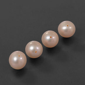13,51 ct natürliche rosafarbener Perle-Edelsteine, Sphäre / Kugel, Lichtundurchlässig
