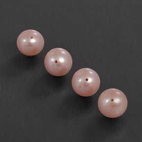 12,12 ct natürliche rosafarbener Perle-Edelsteine, Sphäre / Kugel, Lichtundurchlässig