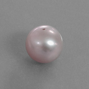2,76 ctw natürlicher silver Perle, Sphäre / Kugel, Lichtundurchlässig