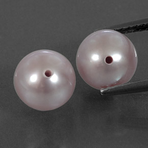 5,51 ct natürliche rosafarbener Perle-Edelsteine, Sphäre / Kugel, Lichtundurchlässig