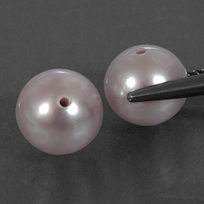 5,51 ct natürliche rosafarbener Perle-Edelsteine, Sphäre / Kugel, Lichtundurchlässig