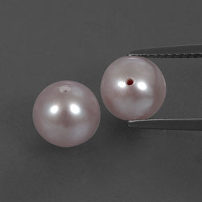 5,55 ct natürliche rosafarbener Perle-Edelsteine, Sphäre / Kugel, Lichtundurchlässig