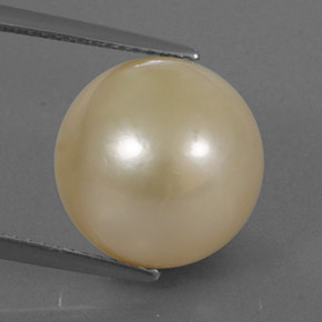 14,49 ctw natürlicher Gold Perle, Sphäre / Kugel, Lichtundurchlässig