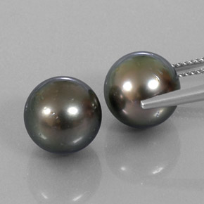  ct natürliche silver Perle-Edelsteine, Sphäre / Kugel, Lichtundurchlässig
