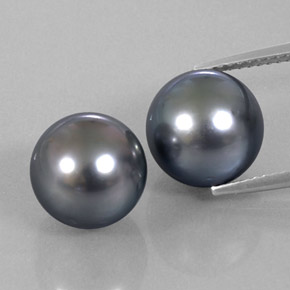  ct natürliche silver Perle-Edelsteine, Sphäre / Kugel, Lichtundurchlässig