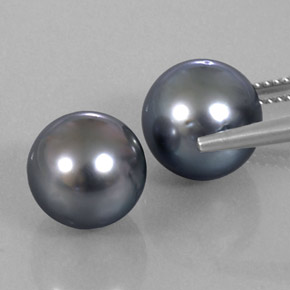  ct natürliche silver Perle-Edelsteine, Sphäre / Kugel, Lichtundurchlässig