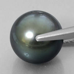 8,39 ctw natürlicher silver Perle, Sphäre / Kugel, Lichtundurchlässig