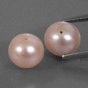 6,27 ct natürliche rosafarbener Perle-Edelsteine, Sphäre / Kugel, Lichtundurchlässig
