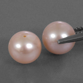 6,27 ct natürliche rosafarbener Perle-Edelsteine, Sphäre / Kugel, Lichtundurchlässig