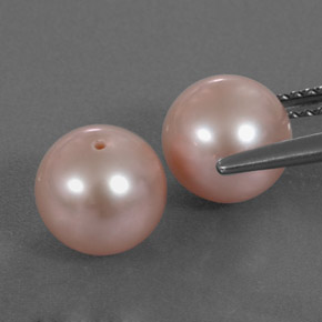 6,18 ct natürliche rosafarbener Perle-Edelsteine, Sphäre / Kugel, Lichtundurchlässig