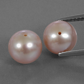 6,30 ct natürliche rosafarbener Perle-Edelsteine, Sphäre / Kugel, Lichtundurchlässig