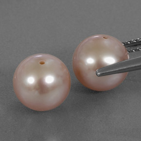 6,30 ct natürliche rosafarbener Perle-Edelsteine, Sphäre / Kugel, Lichtundurchlässig