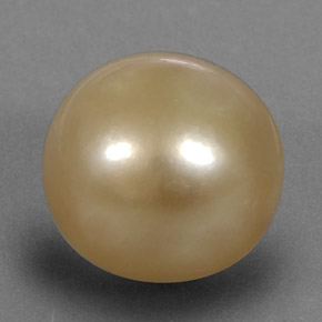 13,35 ctw natürlicher Gold Perle, Sphäre / Kugel, Lichtundurchlässig