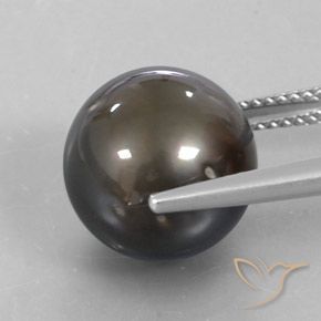 9,17 ctw natürlicher Gelblich Silber Perle, Sphäre / Kugel, Lichtundurchlässig