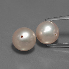 6,24 ct natürliche rosafarbener Perle-Edelsteine, Sphäre / Kugel, Lichtundurchlässig