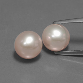 6,07 ct natürliche rosafarbener Perle-Edelsteine, Sphäre / Kugel, Lichtundurchlässig