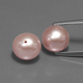 5,72 ct natürliche rosafarbener Perle-Edelsteine, Sphäre / Kugel, Lichtundurchlässig