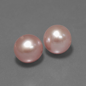 5,72 ct natürliche rosafarbener Perle-Edelsteine, Sphäre / Kugel, Lichtundurchlässig