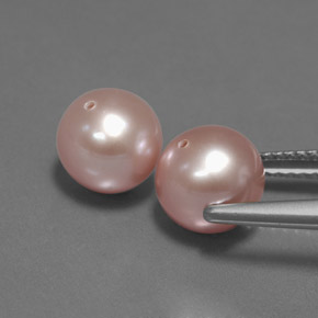5,72 ct natürliche rosafarbener Perle-Edelsteine, Sphäre / Kugel, Lichtundurchlässig