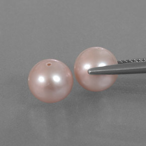 6,03 ct natürliche rosafarbener Perle-Edelsteine, Sphäre / Kugel, Lichtundurchlässig