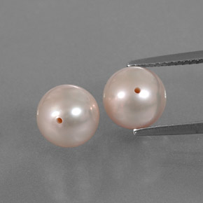 6.24 ct natürliche hellorange Perle-Edelsteine, Kugel / Ball, Lichtundurchlässig