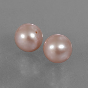 7,10 ct natürliche rosafarbener Perle-Edelsteine, Sphäre / Kugel, Lichtundurchlässig