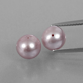 6,22 ct natürliche rosafarbener Perle-Edelsteine, Sphäre / Kugel, Lichtundurchlässig