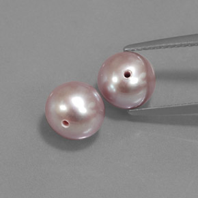 5.47 ct natürliche gräulich-pink Perle-Edelsteine, Kugel / Ball, Lichtundurchlässig