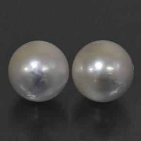 24.53 ct natürliche Silber Perle-Edelsteine, Kugel / Ball, Lichtundurchlässig
